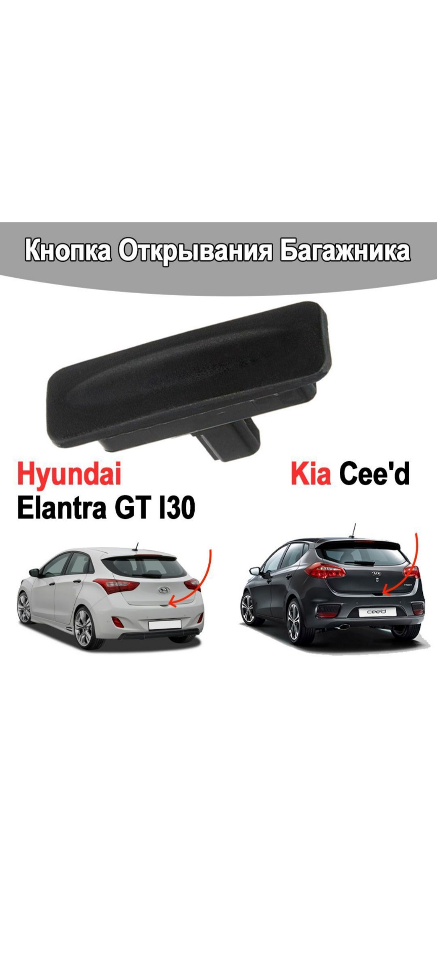 Замена кнопки открытия багажника 81260A5000 Kia Ceed JD (КИА СИД) — KIA  Ceed (2G), 1,6 л, 2014 года | расходники | DRIVE2