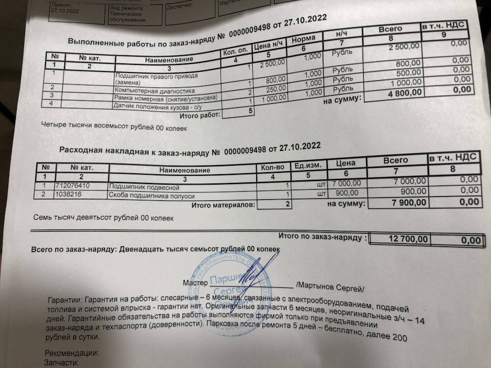 712076410 подшипник приводного вала