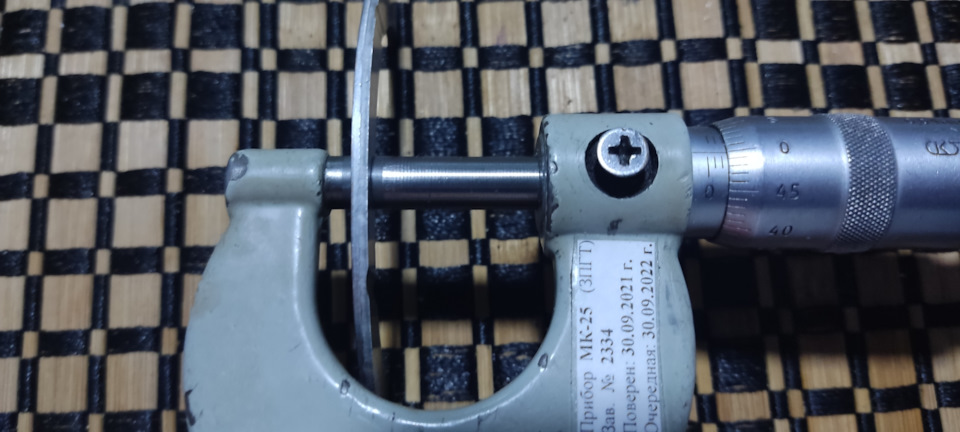 Осевой люфт коленвала. — Москвич 2141, 1,8 л, 1994 года | запчасти | DRIVE2