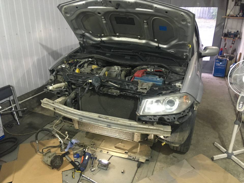 Компрессор кондиционера — Renault Megane II, 1,5 л, 2008 года | поломка ...