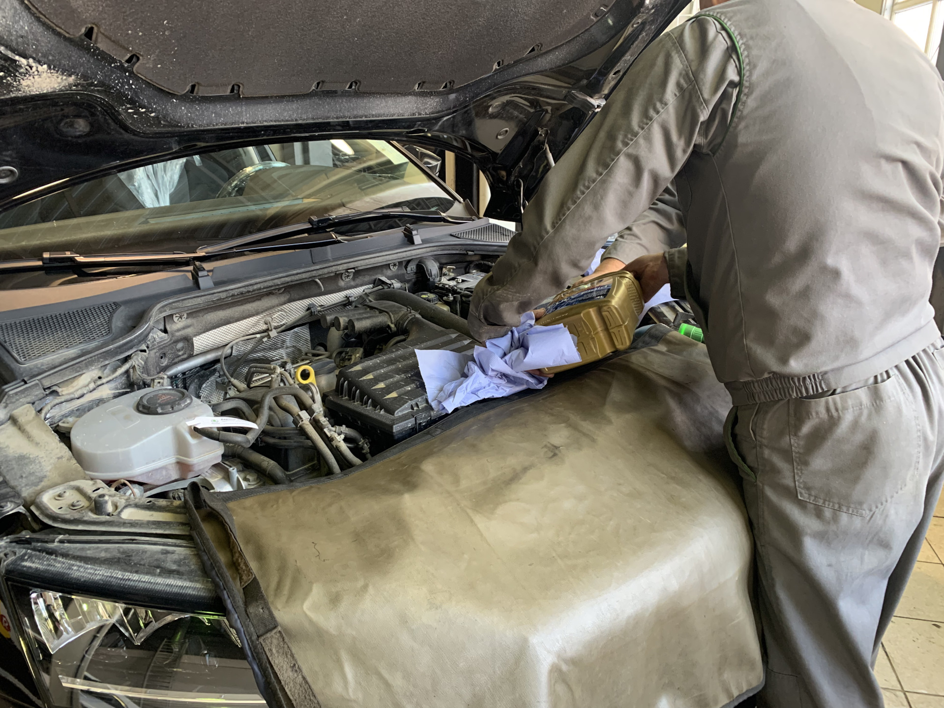 ЧАСТИЧНАЯ ЗАМЕНА В АКПП И ЗАМЕНА ТОРМОЗНОЙ ЖИДКОСТИ — Skoda Octavia A8 ...