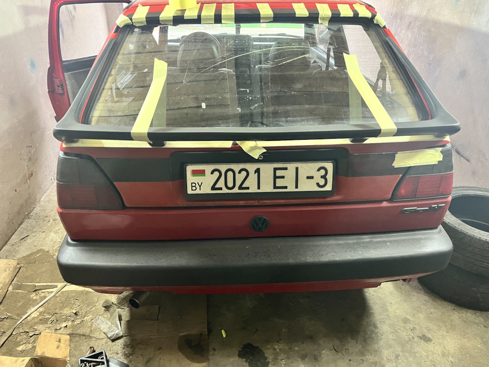 Стилёк на бричку — Volkswagen Golf Mk2, 1,8 л, 1988 года | стайлинг ...