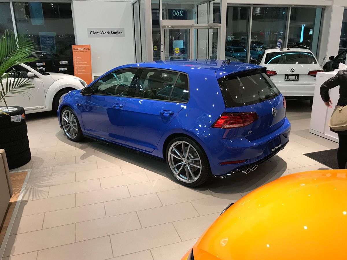 Volkswagen Golf r 2018 Blue