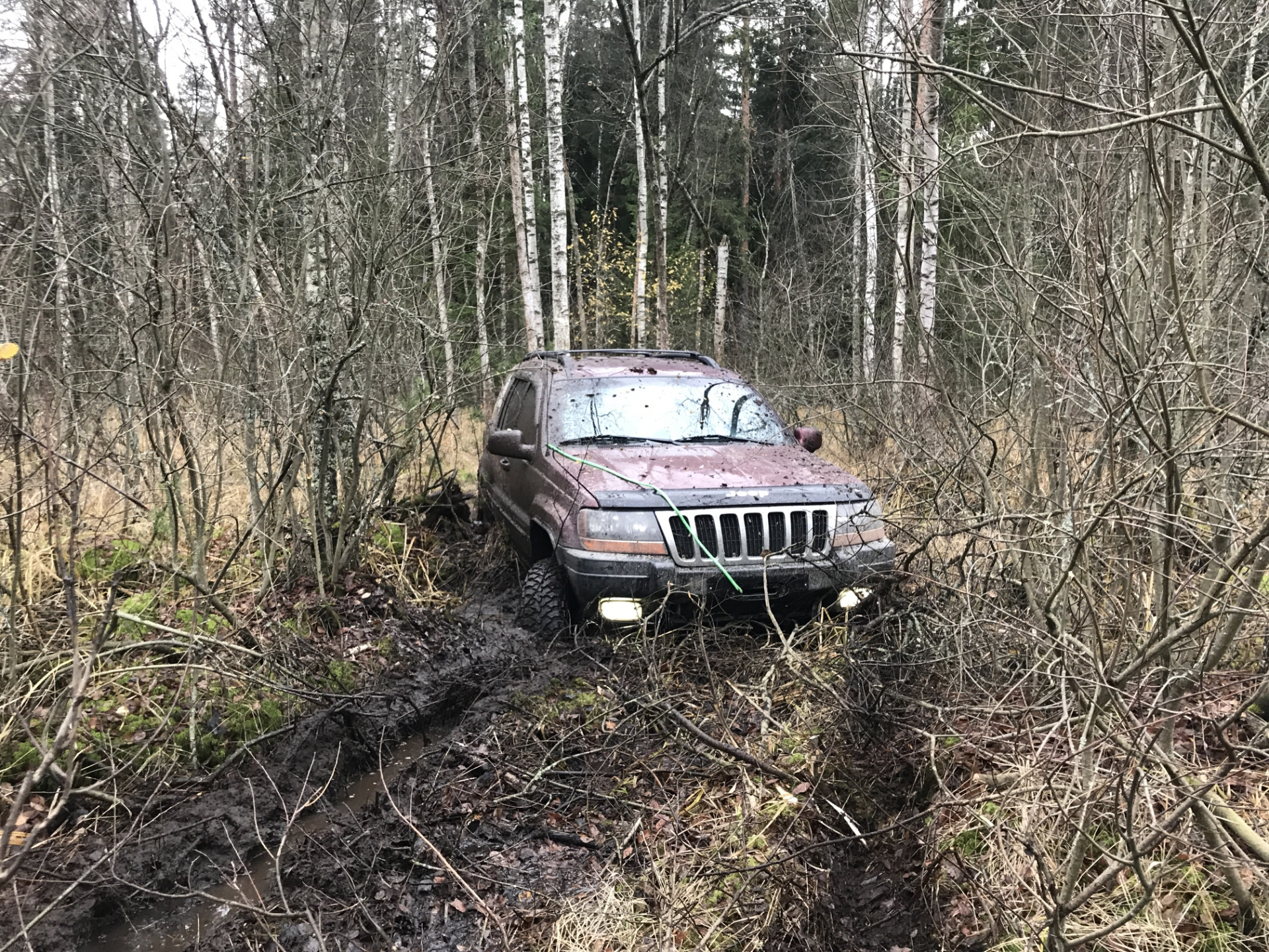 Внедорожные испытания и подготовка маршрута — Jeep Grand Cherokee (WJ), 4  л, 1999 года | покатушки | DRIVE2