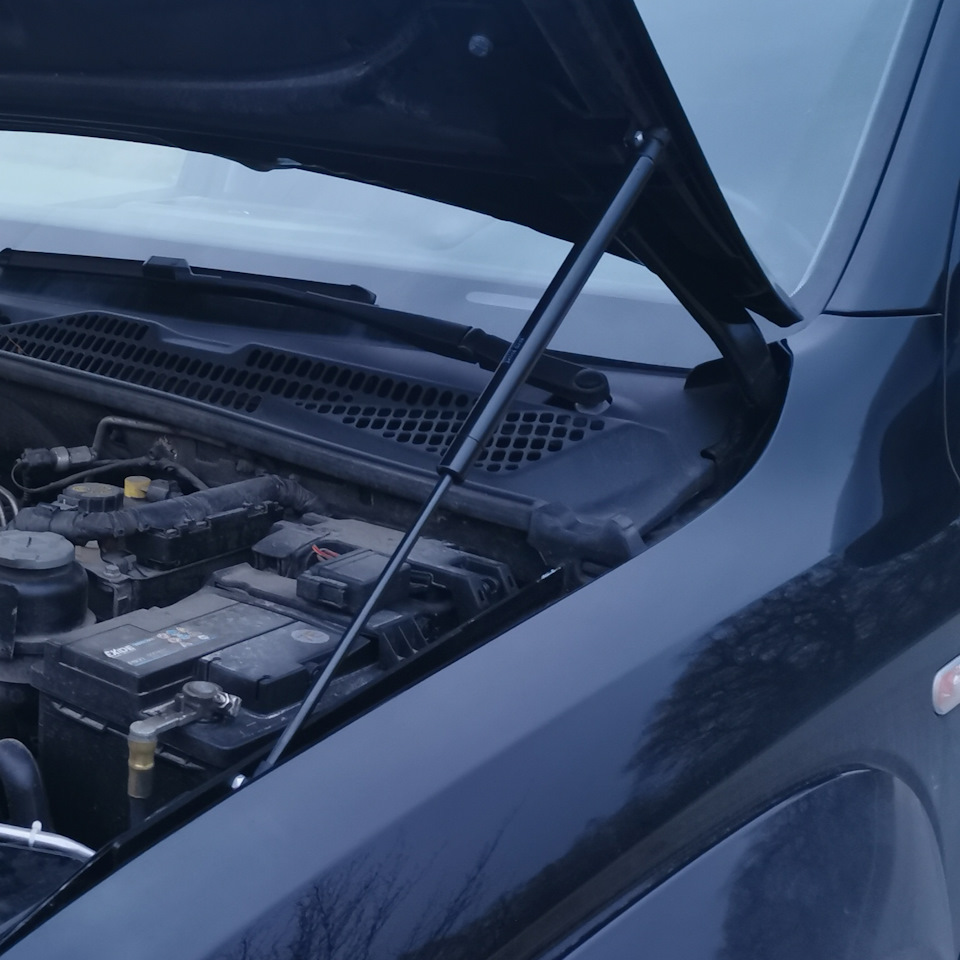 Амортизаторы капота — Volkswagen Amarok, 2 л, 2016 года | аксессуары ...