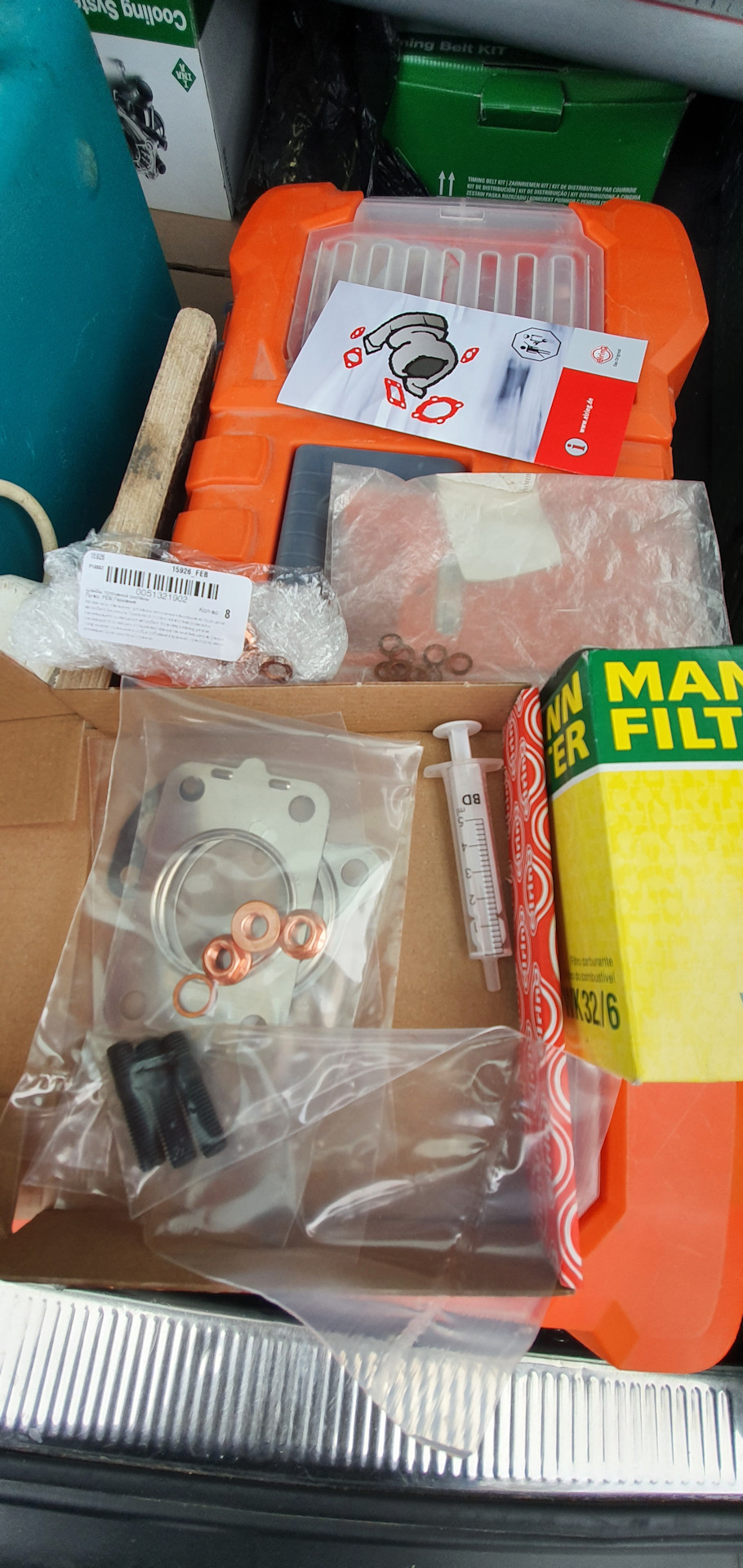 Чистка геометрии турбины — Audi Allroad (C5), 2,5 л, 2005 года ...