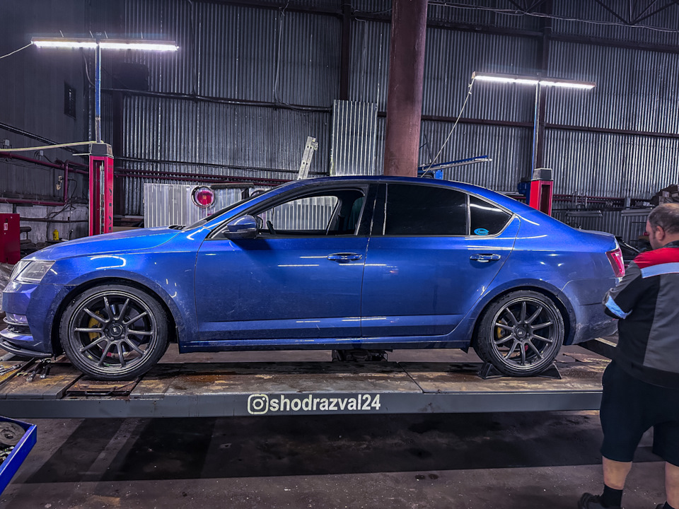 Сход-развал G07 RS — Skoda Octavia A7 Mk3, 1,8 л, 2019 года | визит на ...