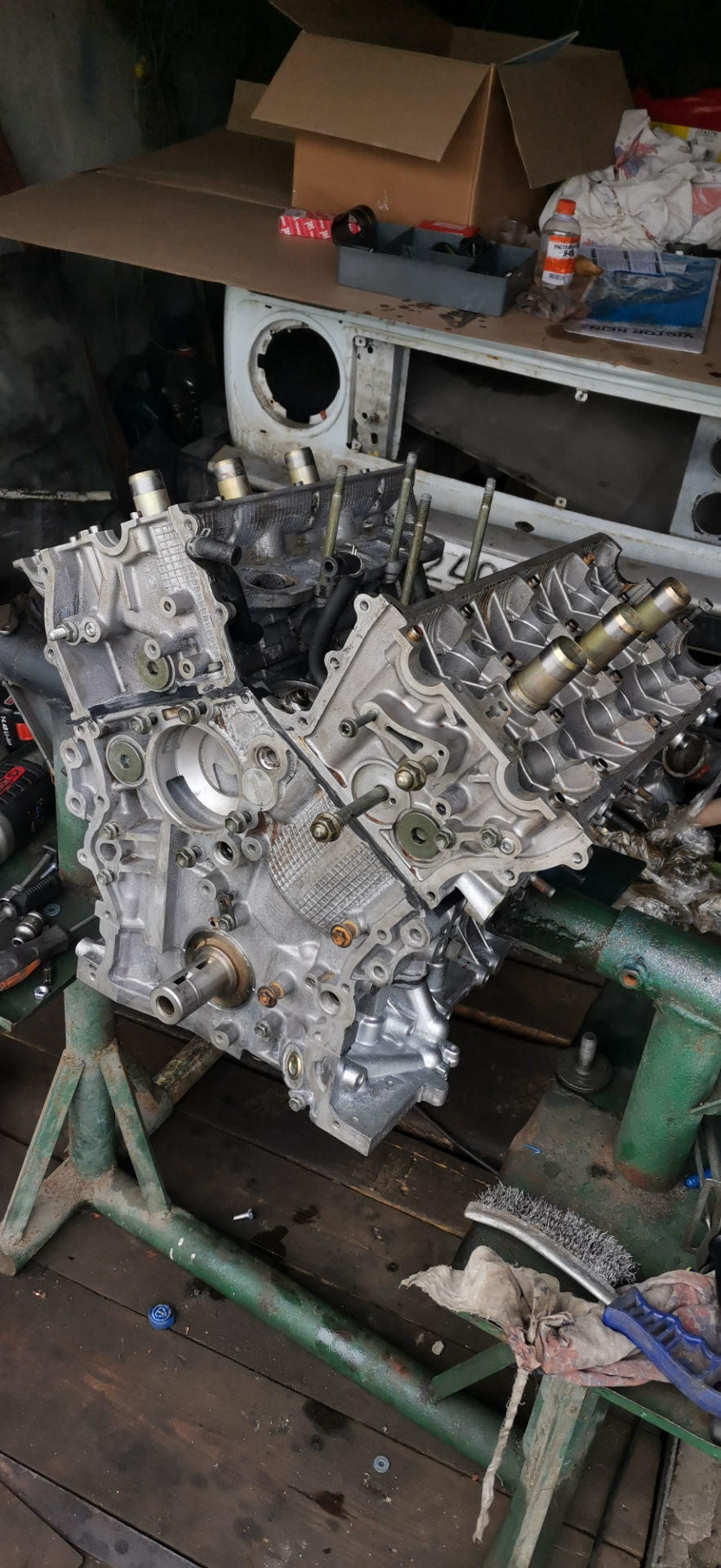 Приглушонный стук на прогретом двигателе! Вторая часть. Сборка ...