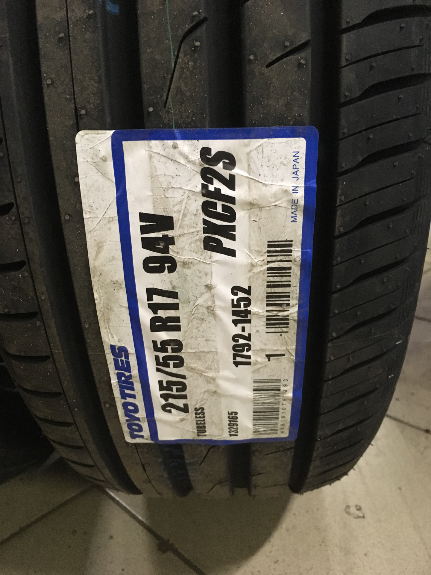 Toyo proxes cf2 suv Toyo proxes cf2 suv