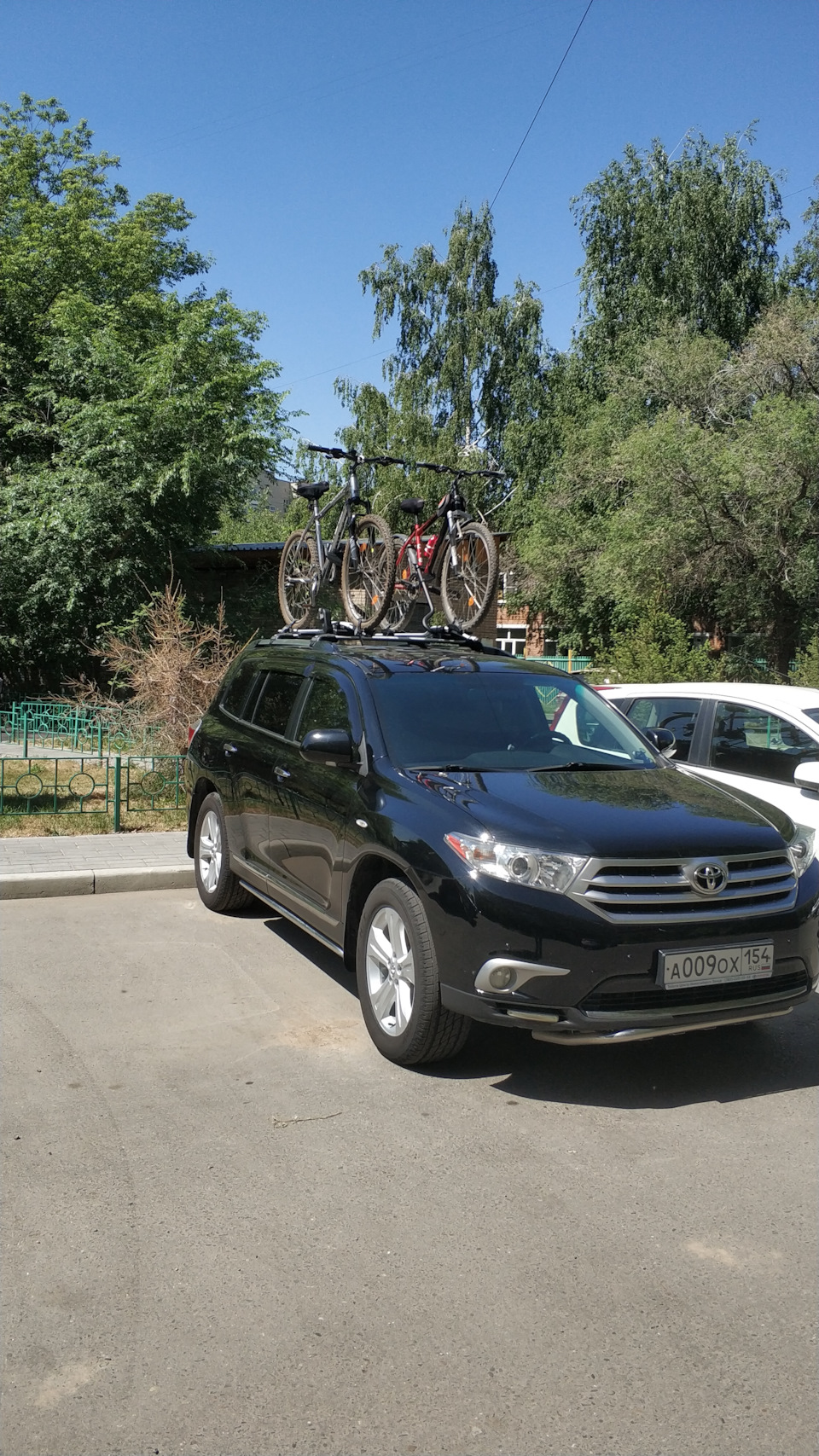 toyota highlander bike rack