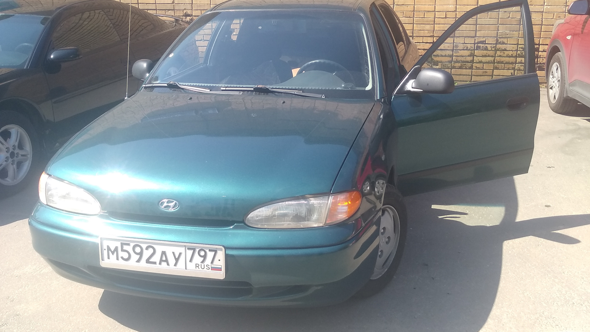 Hyundai Accent (1G) 1.5 бензиновый 1997 | Камета на автомате на DRIVE2