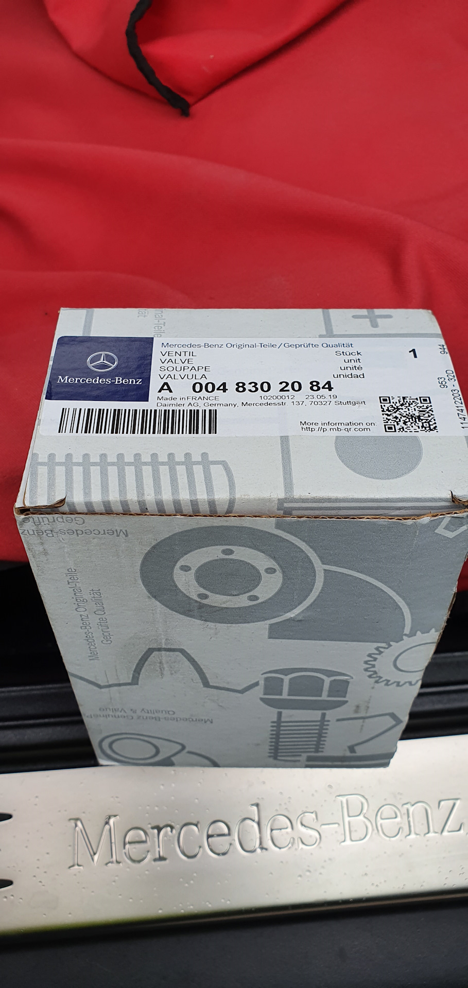 Запчасти на фото: A0048302084, 230519. Фото в бортжурнале Mercedes-Benz SLK (R171)