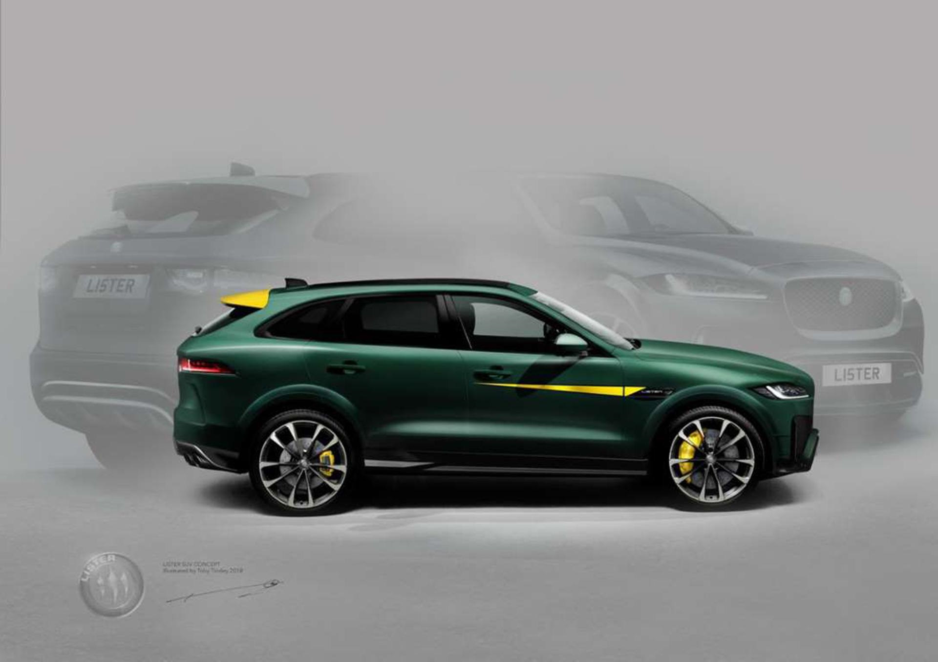 Jaguar f Pace SVR Lister