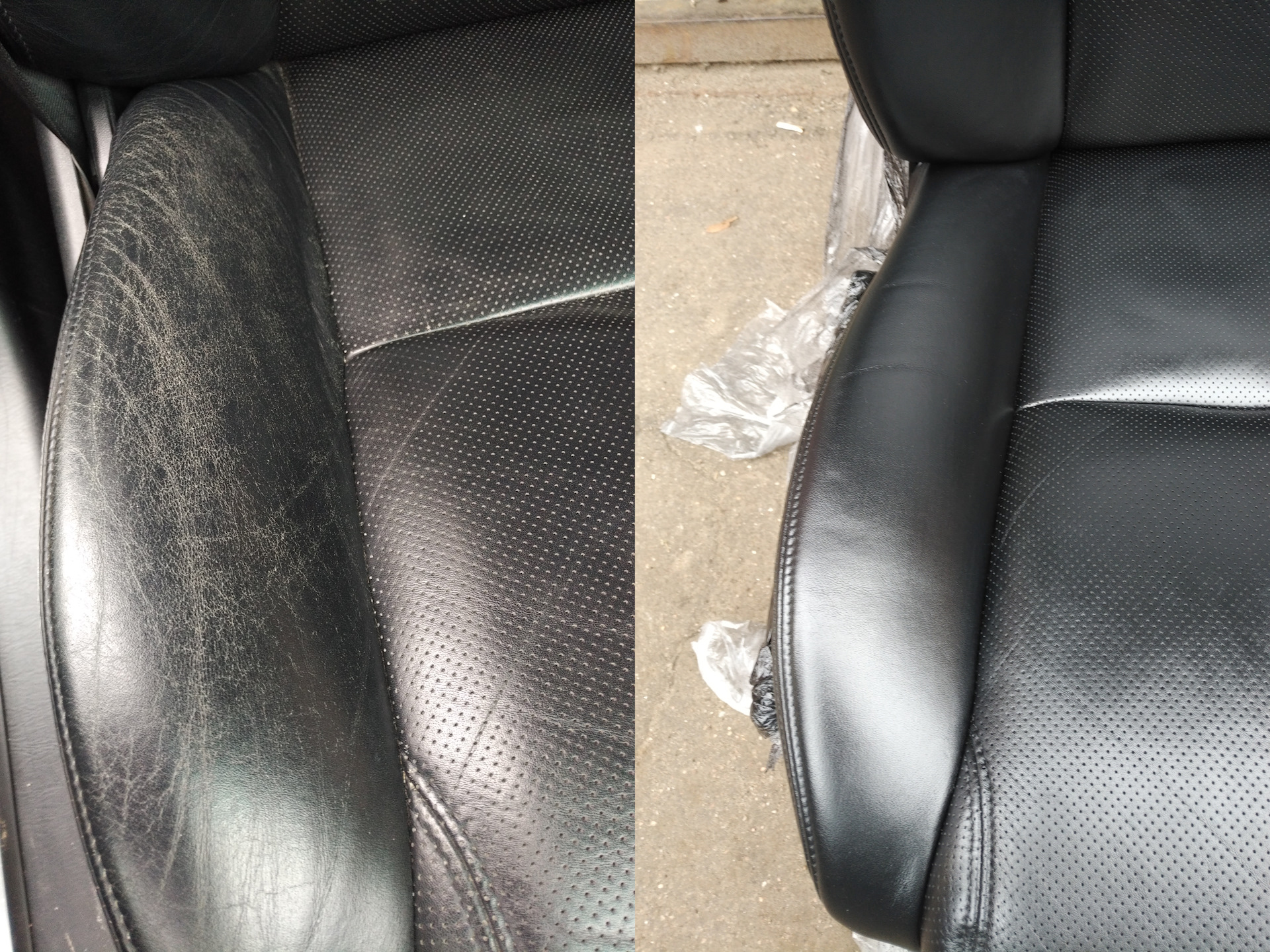 Реставрация кожаного. Восстановление кожи сидений автомобиля. Покраска кожаных сидений. Перекраска кожаных сидений. Покраска кожи сидений автомобиля.