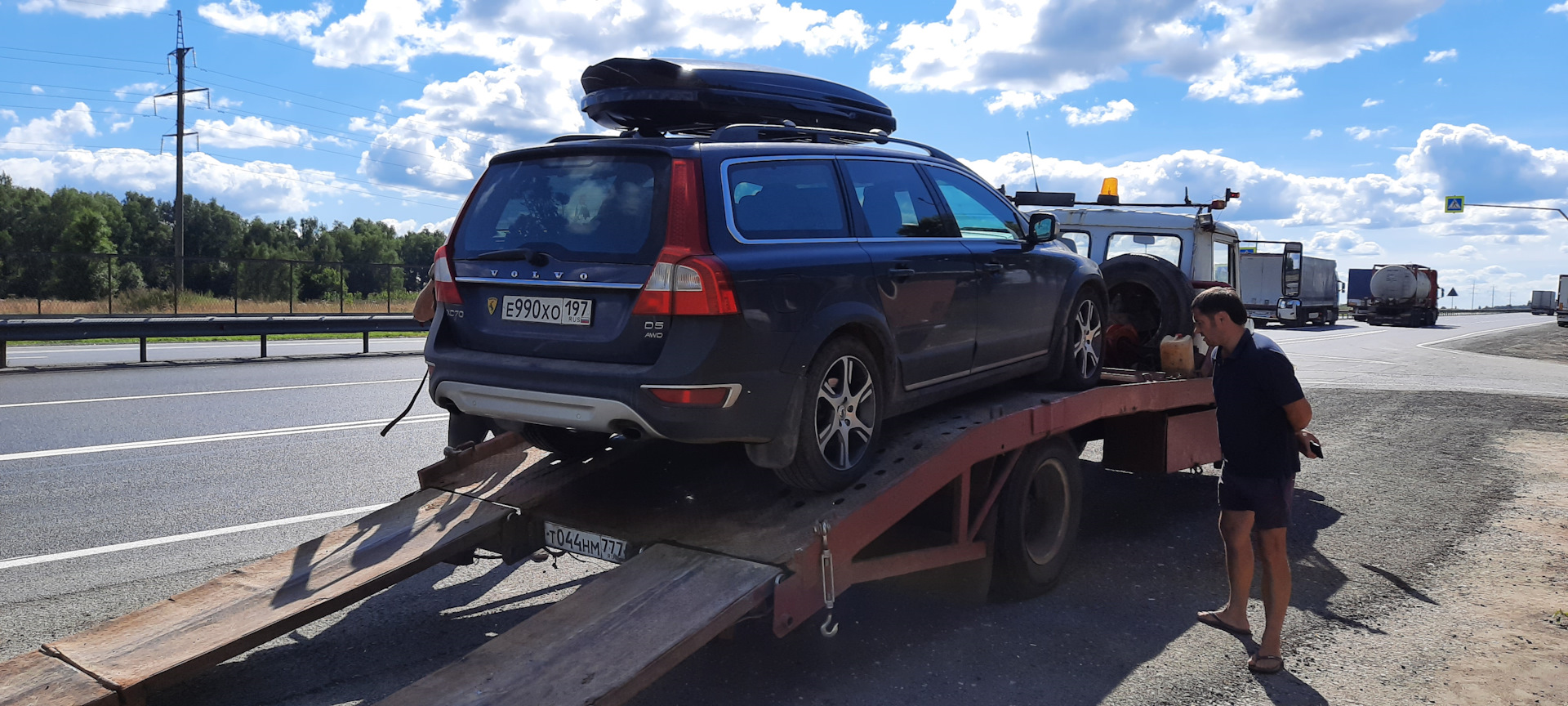 065. Поломка в дороге — Volvo XC70 III, 2,4 л, 2012 года | поломка | DRIVE2