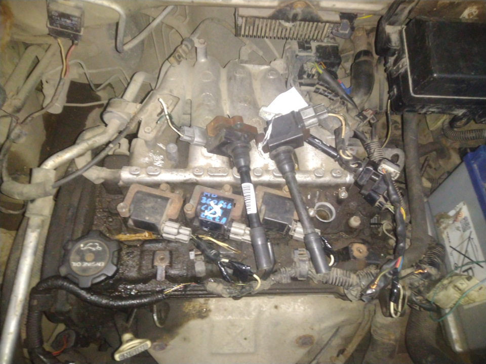 Горят катушки зажигания. — Mitsubishi Dingo, 1,5 л, 1999 года ...