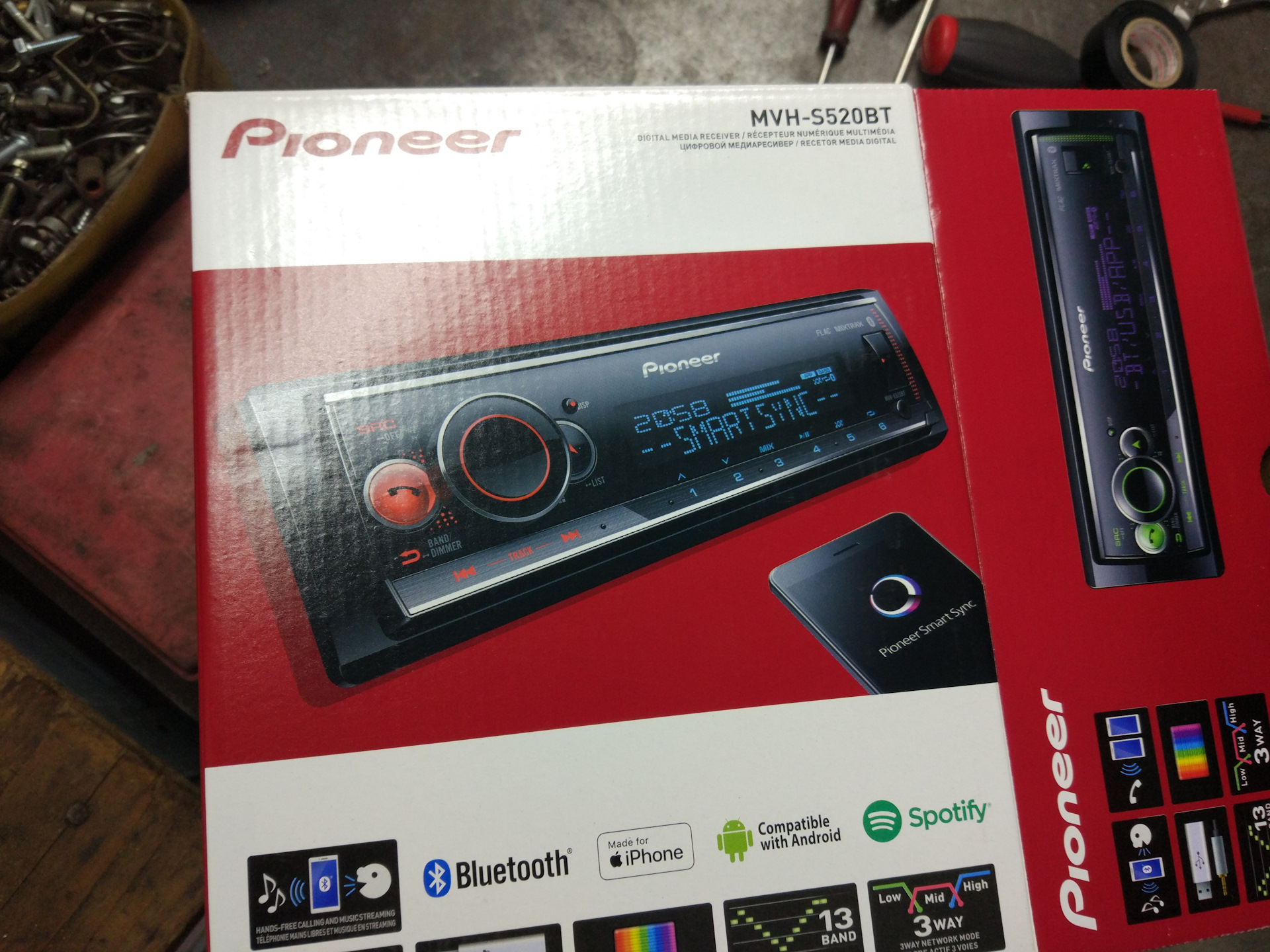 pioneer mvh s520bt инструкция