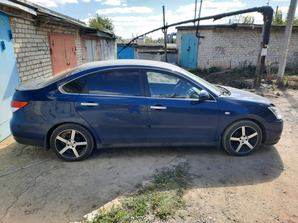 Занижение реализовано! Новые 17 катки! — Nissan Almera V (G11/15), 1,6 ...