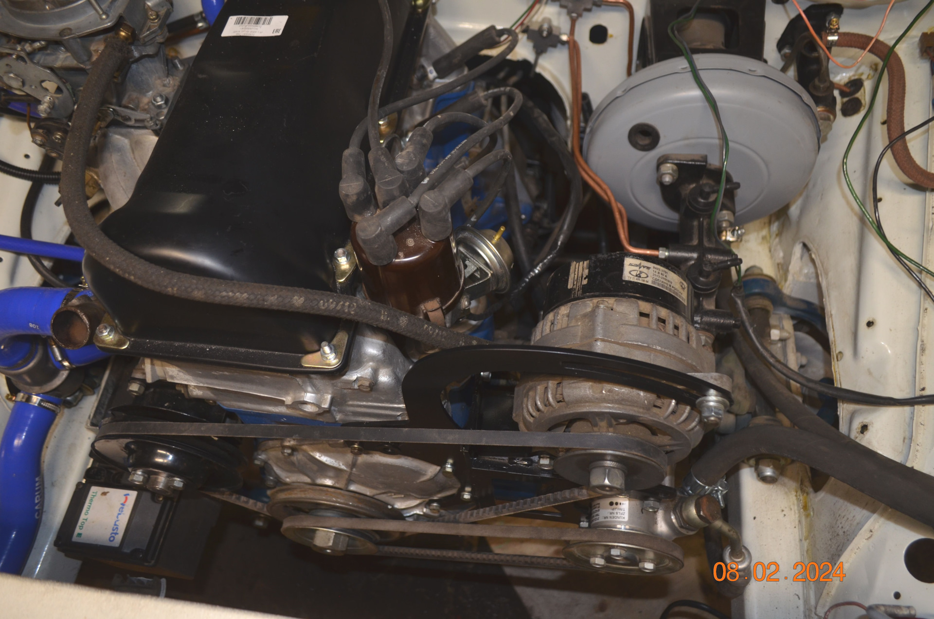 Перенос генератора на карбюраторной Ниве. — Lada 4x4 3D, 1,7 л, 1995 ...