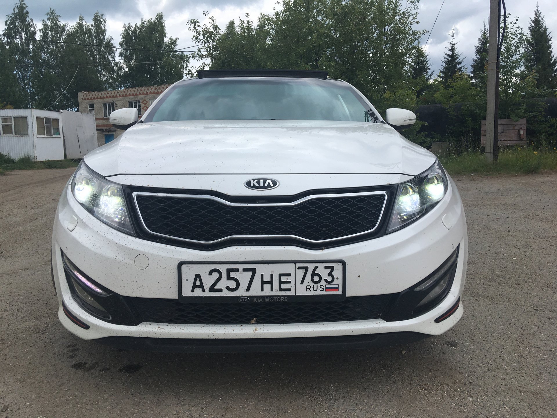 Би-лед 4 линзы. — KIA Optima (3G), 2,4 л, 2013 года | тюнинг | DRIVE2