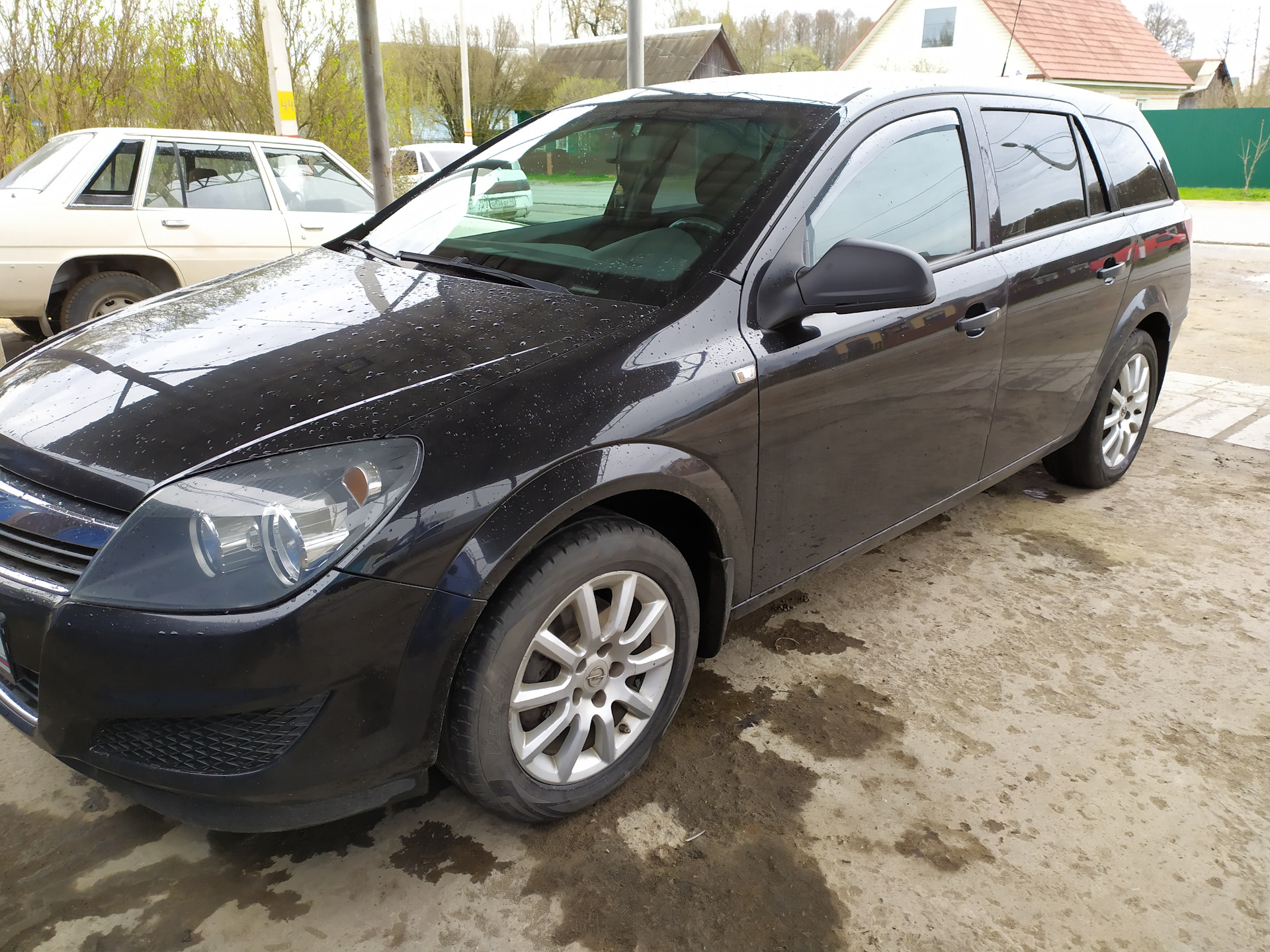 Первый опыт. Литые диски и летние шины — Opel Astra H, 1,6 л., 2010 ...