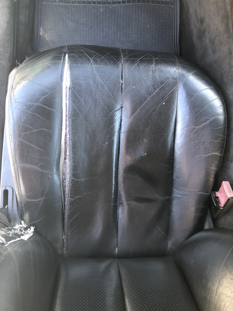 Замена старой кожи на сиденьях — Mercedes-Benz SL-Class (R129), 3,2 л ...