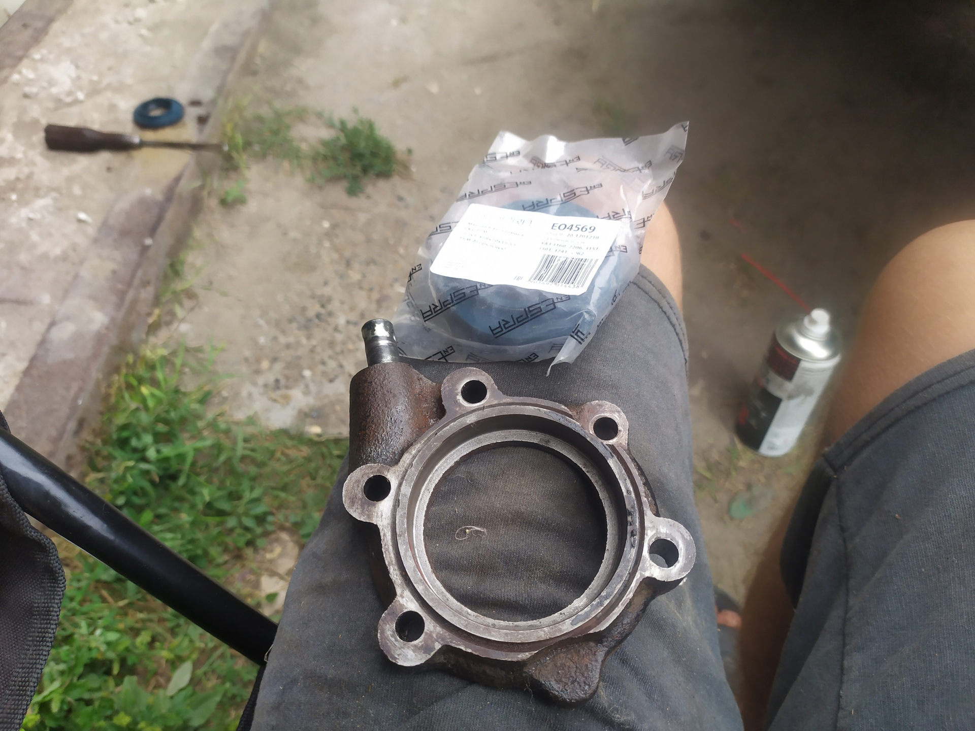 Замена сальника фланца хвостовика (попытка №2) — УАЗ Patriot, 2,7 л ...