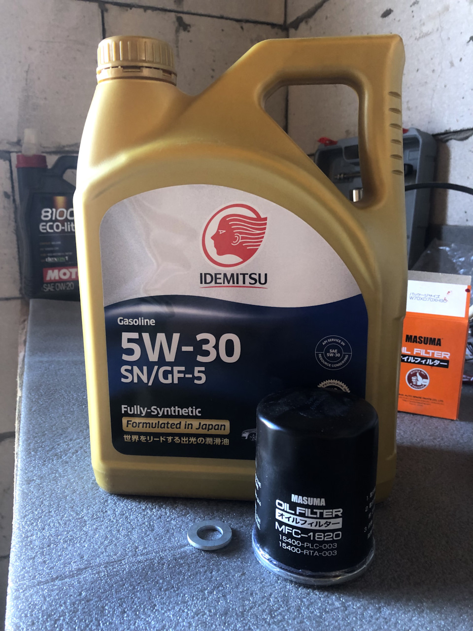 Фото в бортжурнале Honda Accord (8G). Запчасти на фото: 15400RTA003