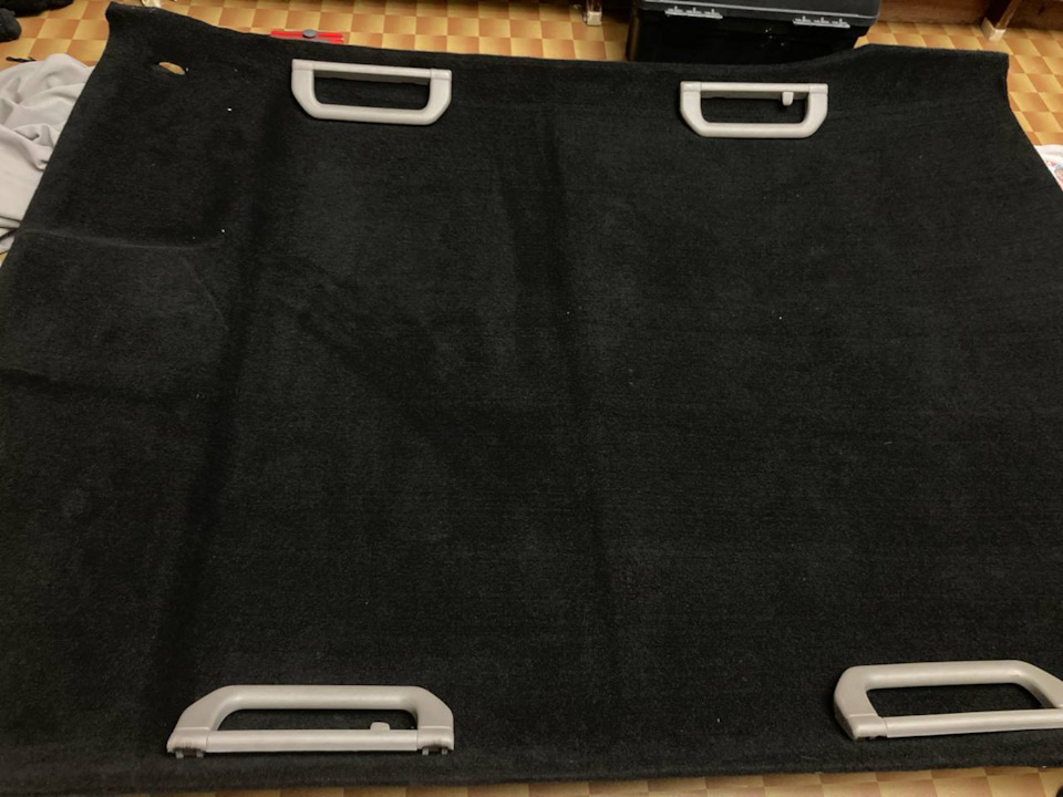 Перетяжка потолка карпетом — BMW 5 series (E34), 2 л, 1991 года ...