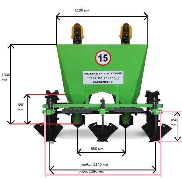 Картофельная сажалка для мотоблока своими руками размеры чертеж
