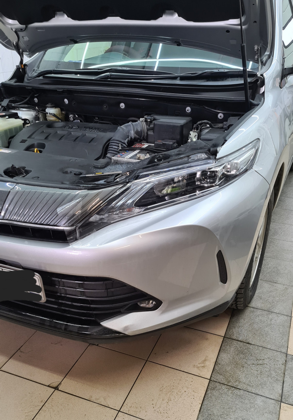 Защитная пленка на фары. — Toyota Harrier (3G), 2 л, 2020 года | тюнинг ...