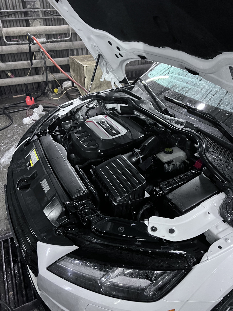 Чистый мотор после — Audi TTS (2G)