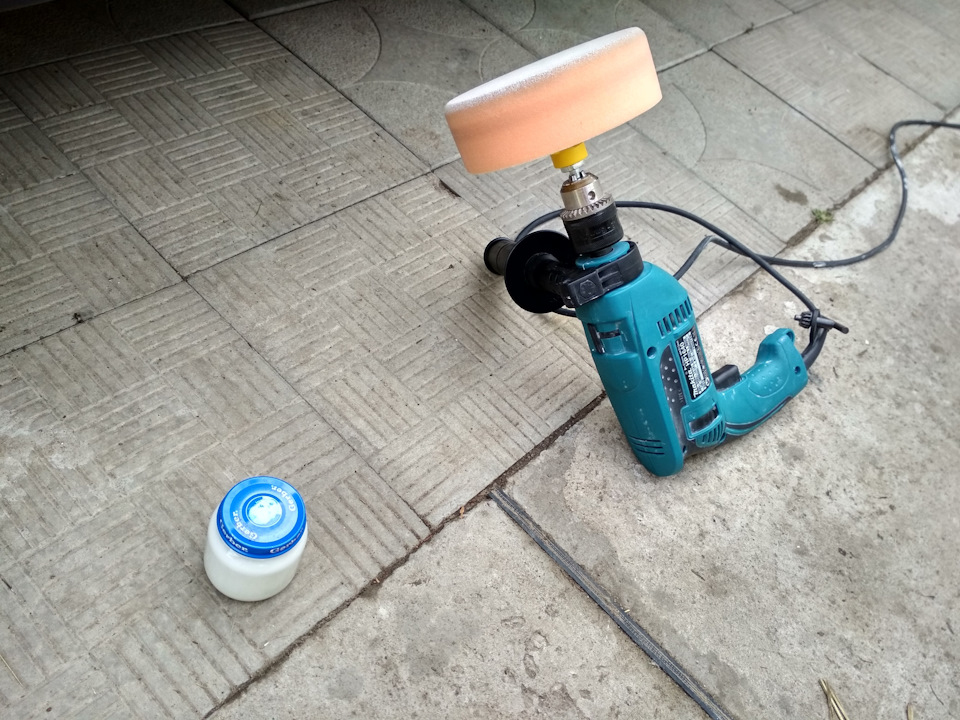 Полировка пастой G3 — Lada Приора универсал, 1,6 л, 2011 года ...