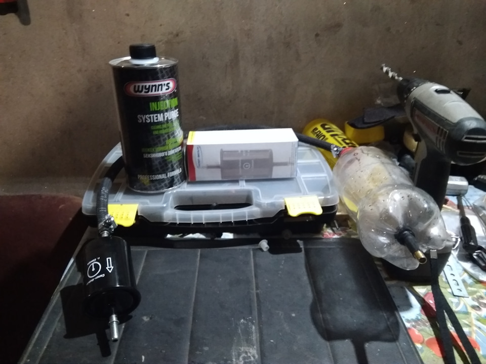 Промывка форсунок очистителем Wynn's +замена масла — Lada Приора седан ...
