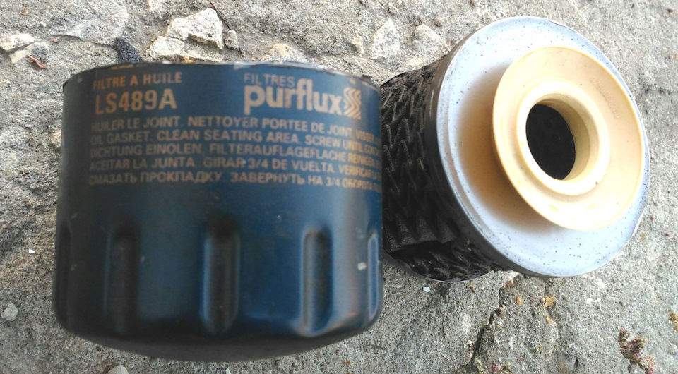 Распилил Purflux (артикул LS489A) — Mitsubishi Lancer IX. Запчасти на фото: LS489A