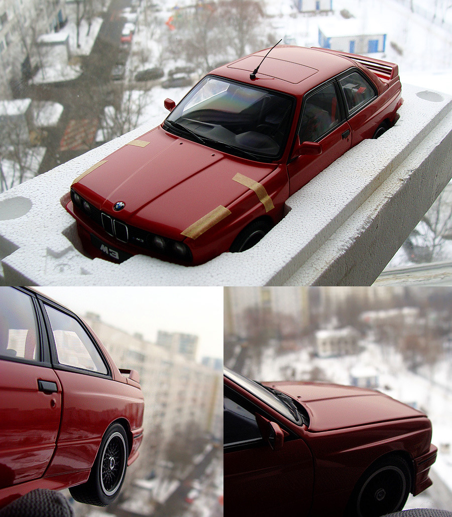 BMW E30 (1:18 AutoArt). Новогодняя косметика. — DRIVE2