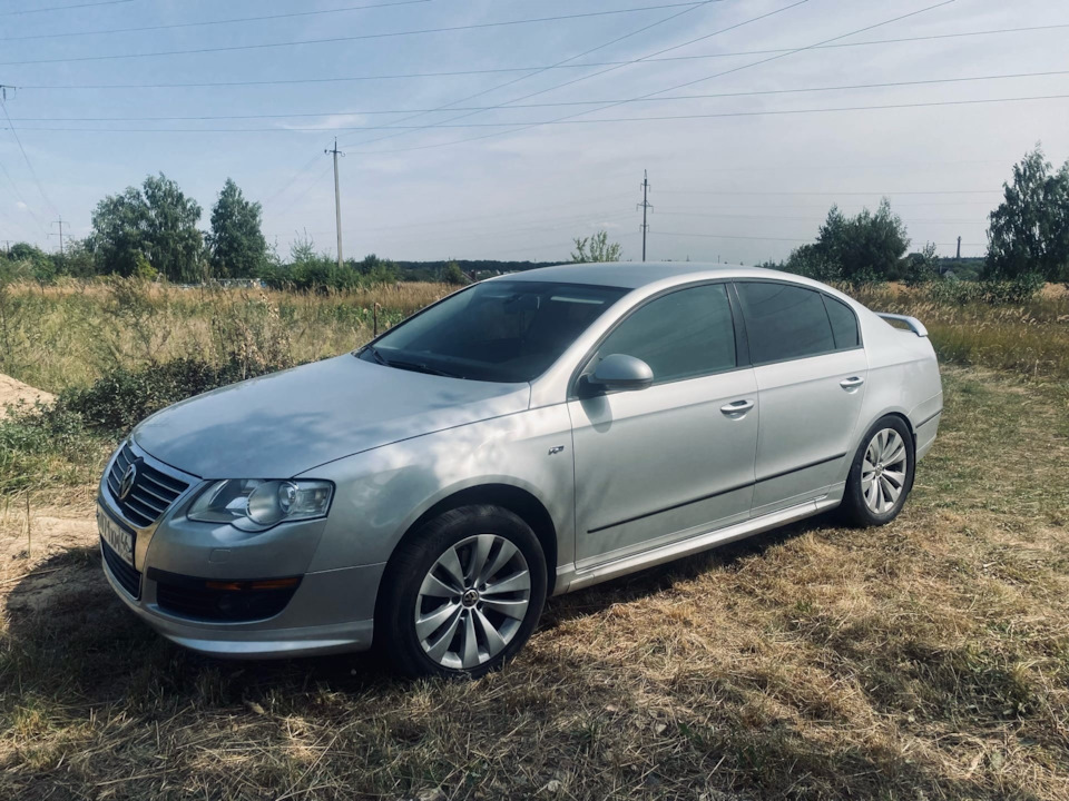 Пороги r-line — Volkswagen Passat B6, 2 л, 2007 года | стайлинг | DRIVE2