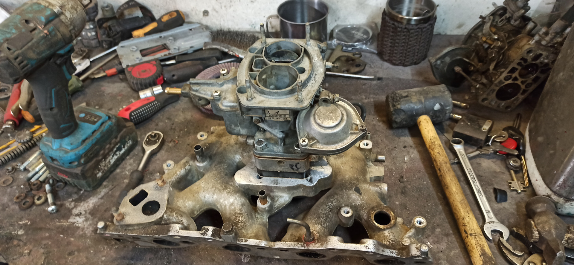 Установка карбюратора ДААЗ в Хонду — Honda Civic Shuttle (1G), 1,5 л ...