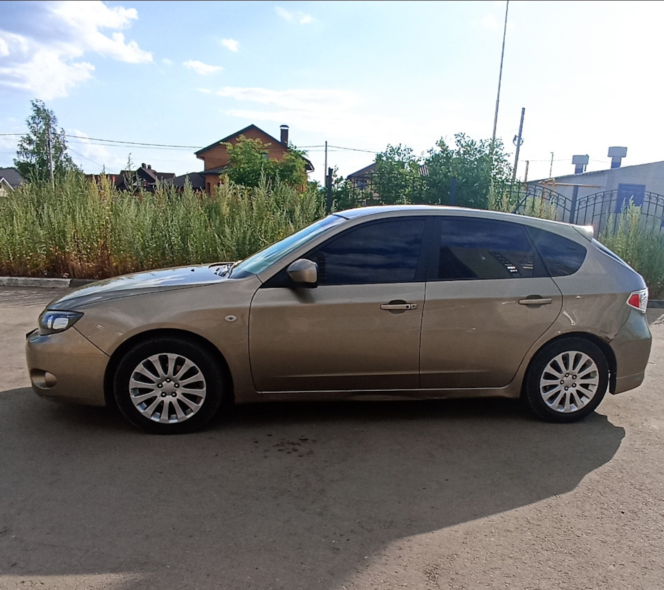 18е тапки — Subaru Impreza (GE, GH), 2 л, 2007 года | колёсные диски |  DRIVE2