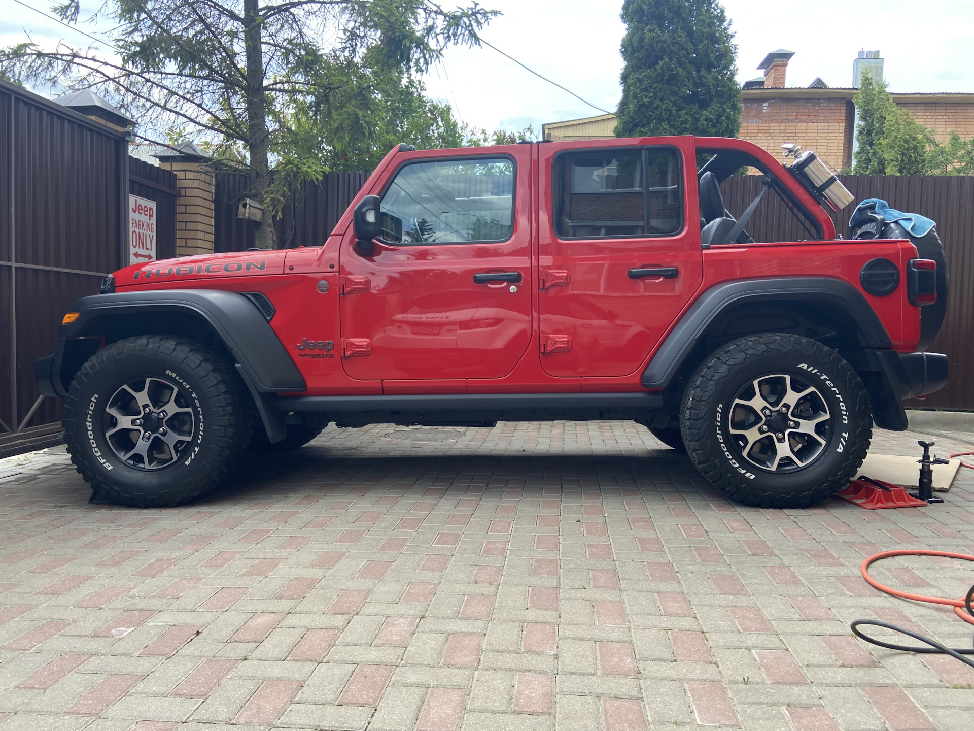 Ход подвески на 33х колесах — Jeep Wrangler (JL), 2 л, 2020 года | шины |  DRIVE2