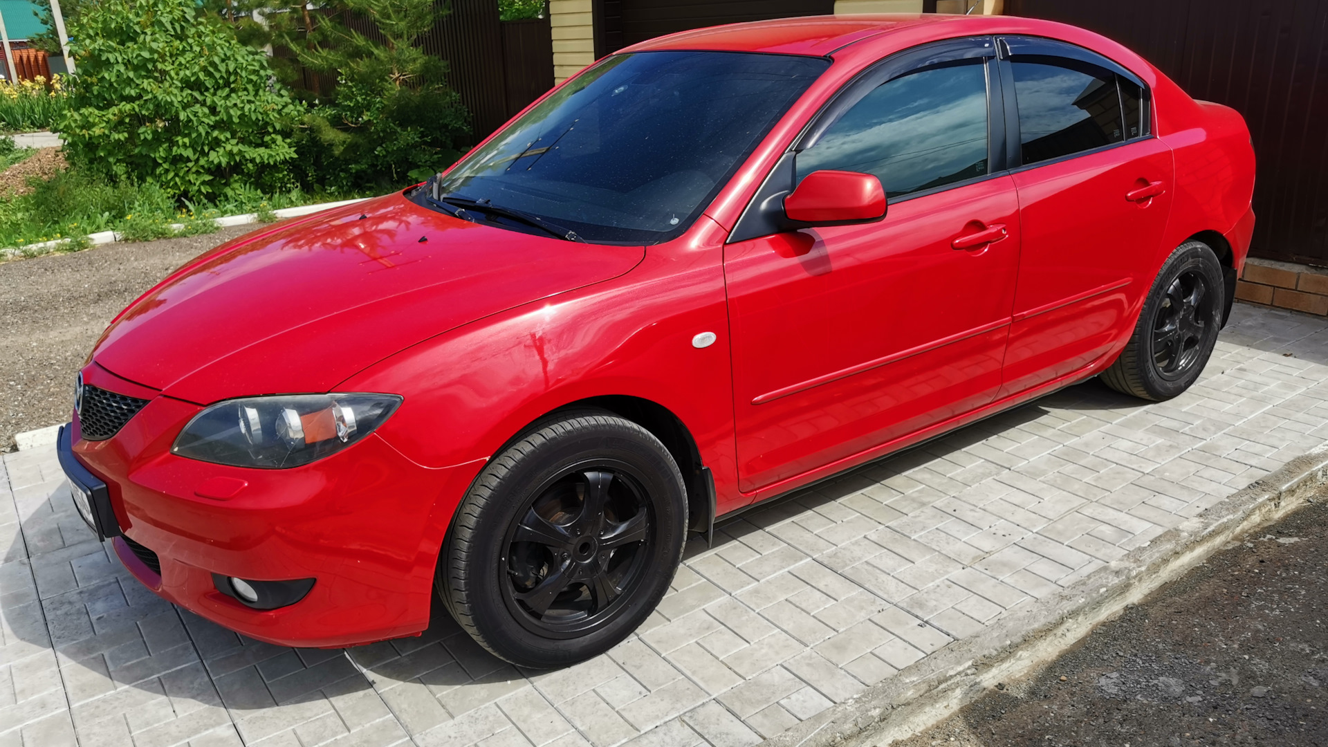 Mazda 3 (1G) BK 1.6 бензиновый 2006 | Красный перламутр на DRIVE2