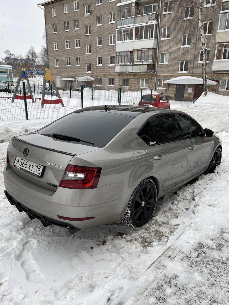 Диффузор заднего бампера от kazan67 — Skoda Octavia A7 Mk3, 1,8 л, 2018 ...