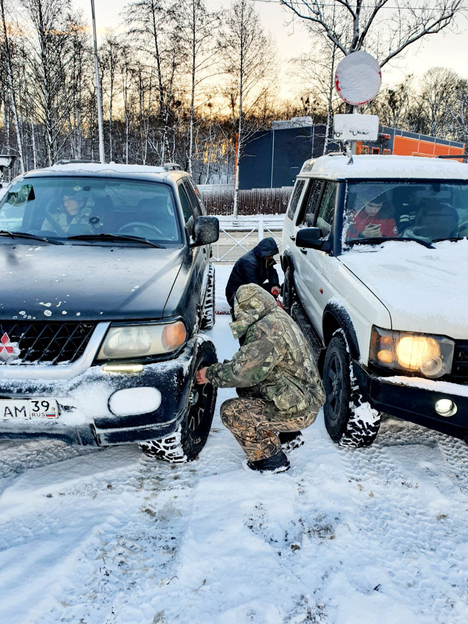 Рождественские покатушки 2022г. Часть 1 — Land Rover Discovery II, 2,5 л,  2001 года | покатушки | DRIVE2