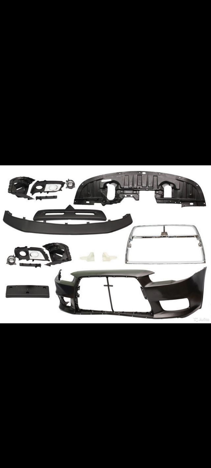 #Вопрос? Эво бампер на гражданский лансер — Mitsubishi Lancer X, 2,4 л ...