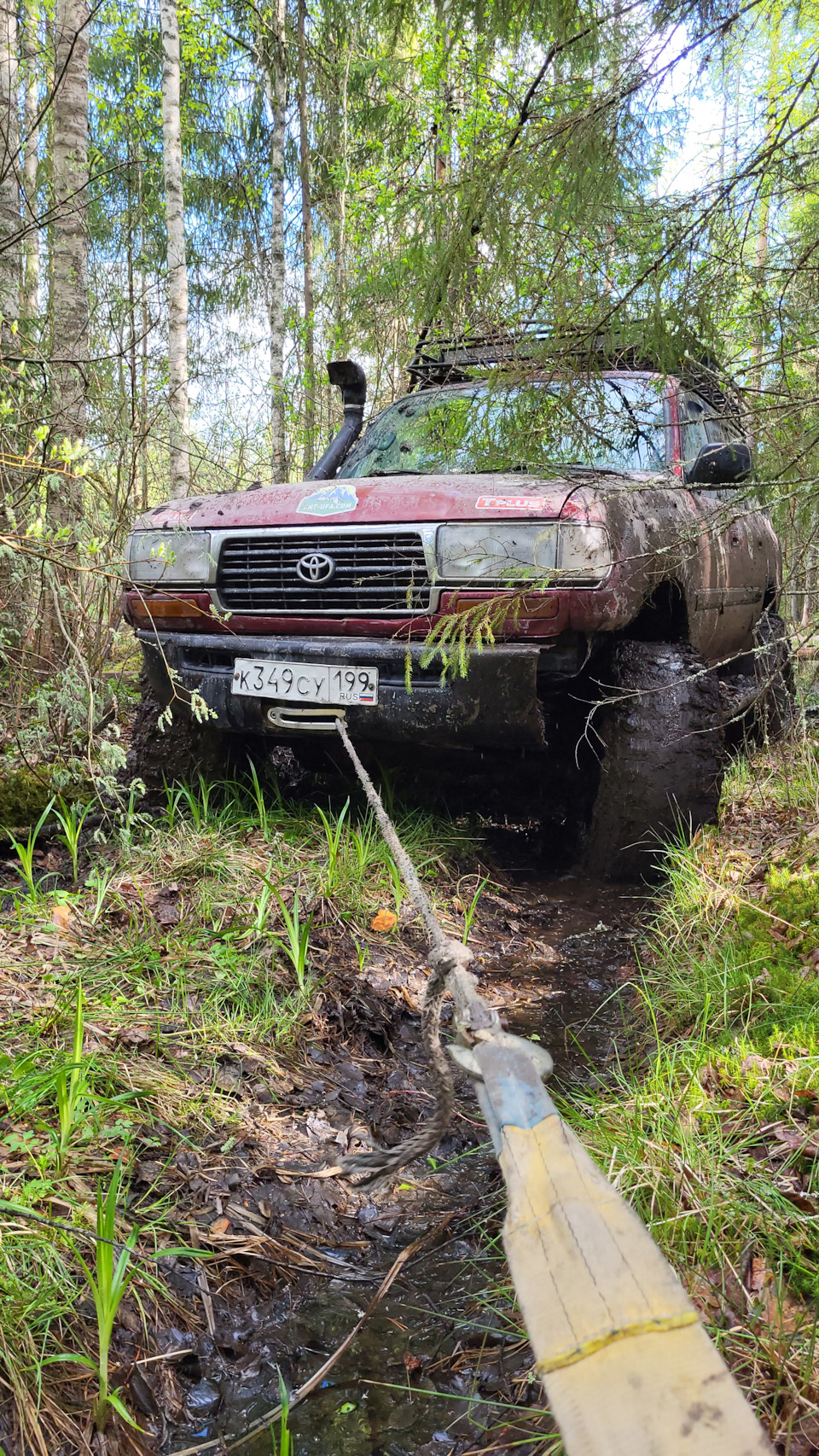 Лопухинка — Усть-Рудица — Лебяжье — Toyota Land Cruiser 80, 4,5 л, 1997  года | покатушки | DRIVE2