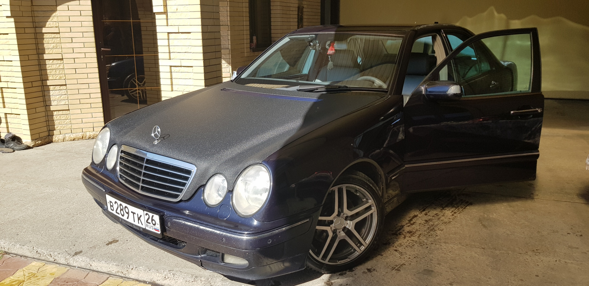 Плёнка алмазная крошка — Mercedes-Benz E-class (W210), 2,7 л, 2002 года |  стайлинг | DRIVE2