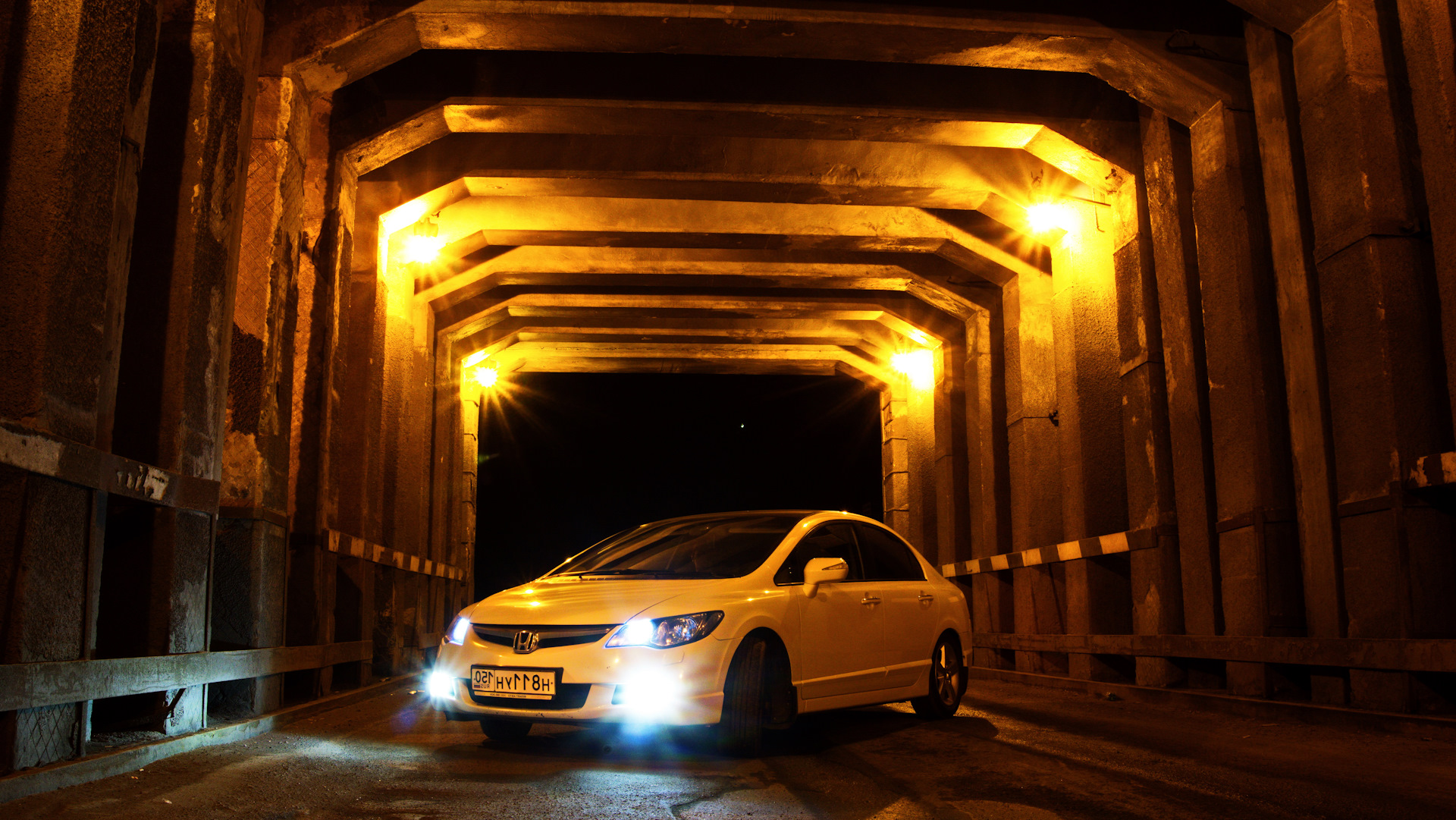 Фотосет тоннель КМК — Honda Civic 4D (8G), 1,8 л, 2008 года | фотография |  DRIVE2