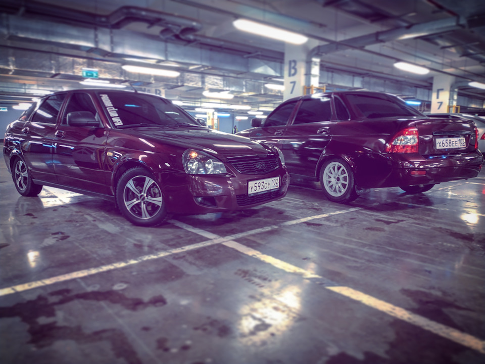 Небольшая фотосессия — Lada Приора хэтчбек, 1,6 л, 2014 года ...