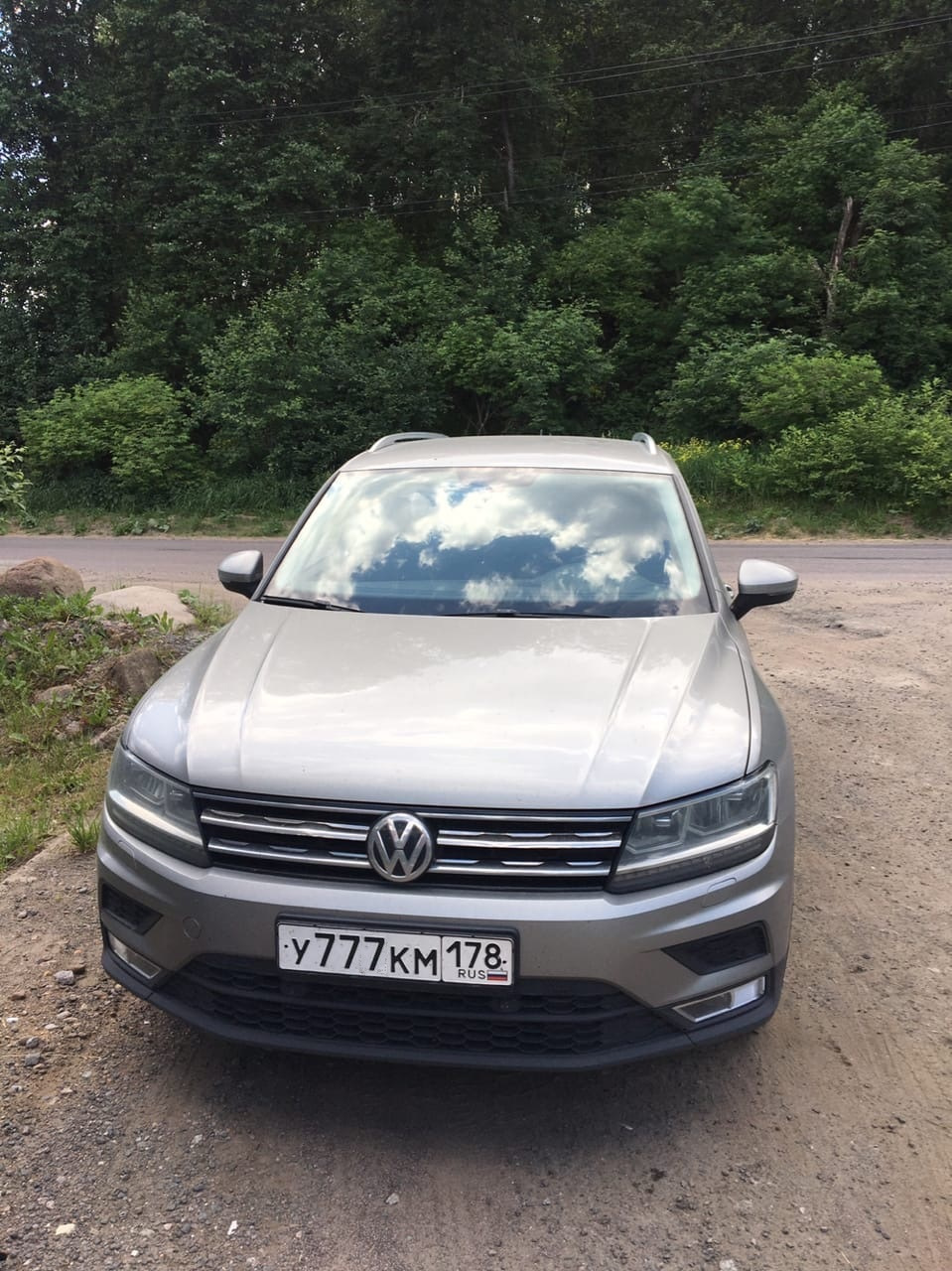 Зачем Вы мнете мою машину? — Volkswagen Tiguan (2G), 1,4 л, 2017 года |  наблюдение | DRIVE2