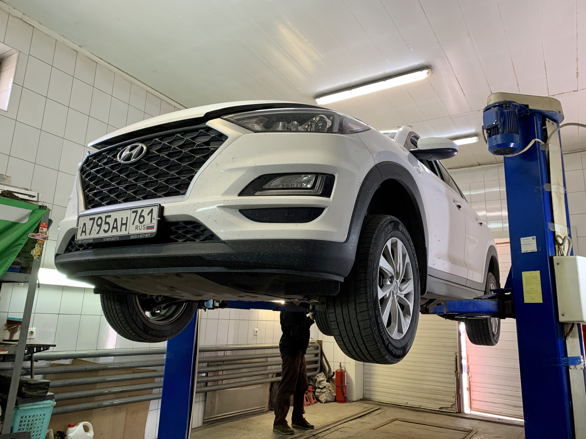 Промежуточная замена масла и фильтров — Hyundai Tucson (TL), 2 л., 2018 ...